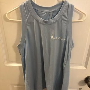 Burn Boot Camp tie back tank